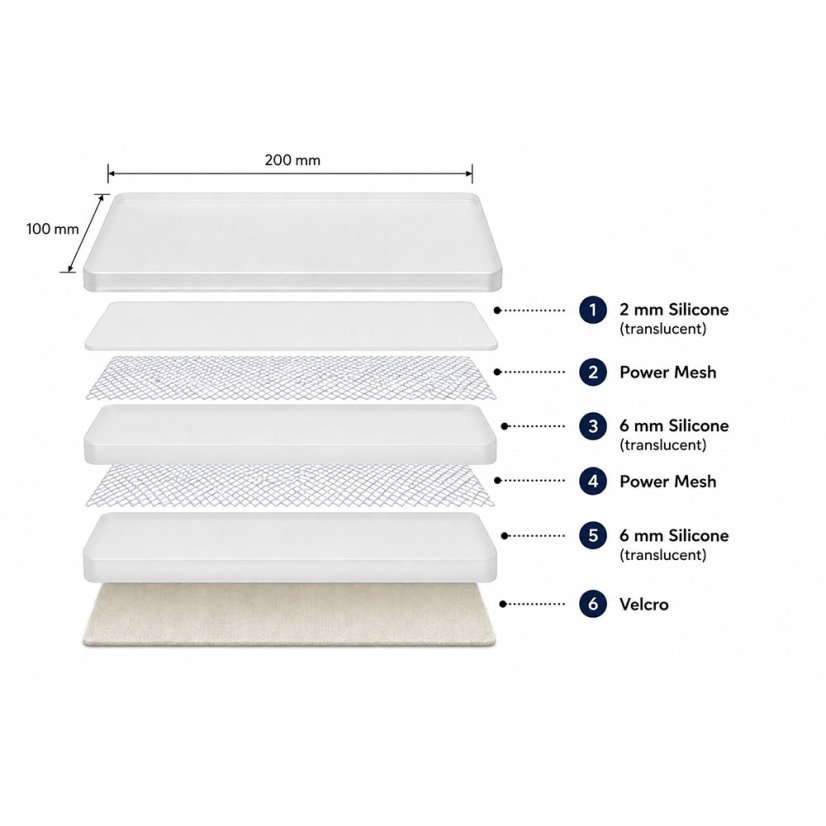 Clear skin suturing model - Skin Pad - Pad Thick: 10 mm